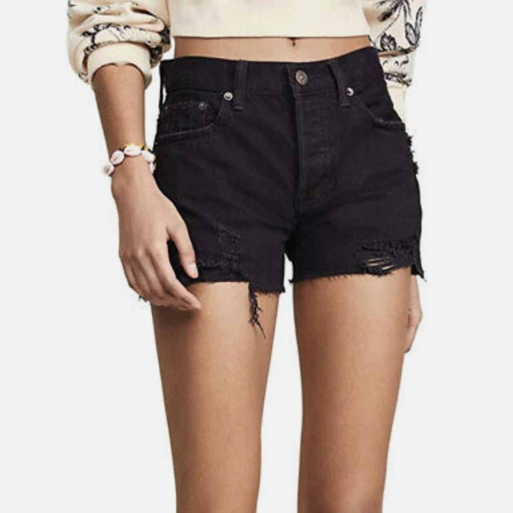 We The Free Sofia Distress Shorts
